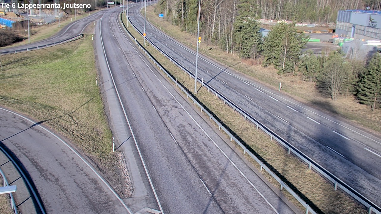 Weather Camera Image Väg 6 Villmanstrand, jotseno, Lappeenranta, Etelä-Karjala
