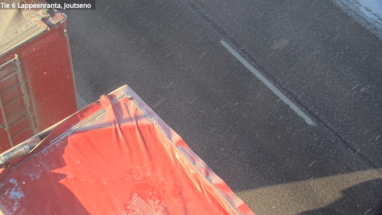 Weather Camera Image Väg 6 Villmanstrand, jotseno, Lappeenranta, Etelä-Karjala