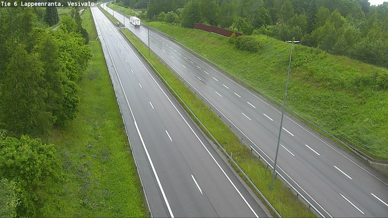 Weather Camera Image Väg 6 Villmanstrand, Vesivalo, Lappeenranta, Etelä-Karjala