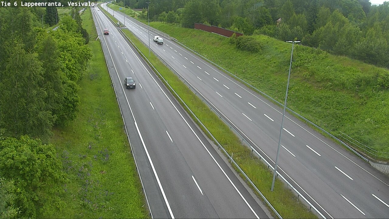 Weather Camera Image Väg 6 Villmanstrand, Vesivalo, Lappeenranta, Etelä-Karjala