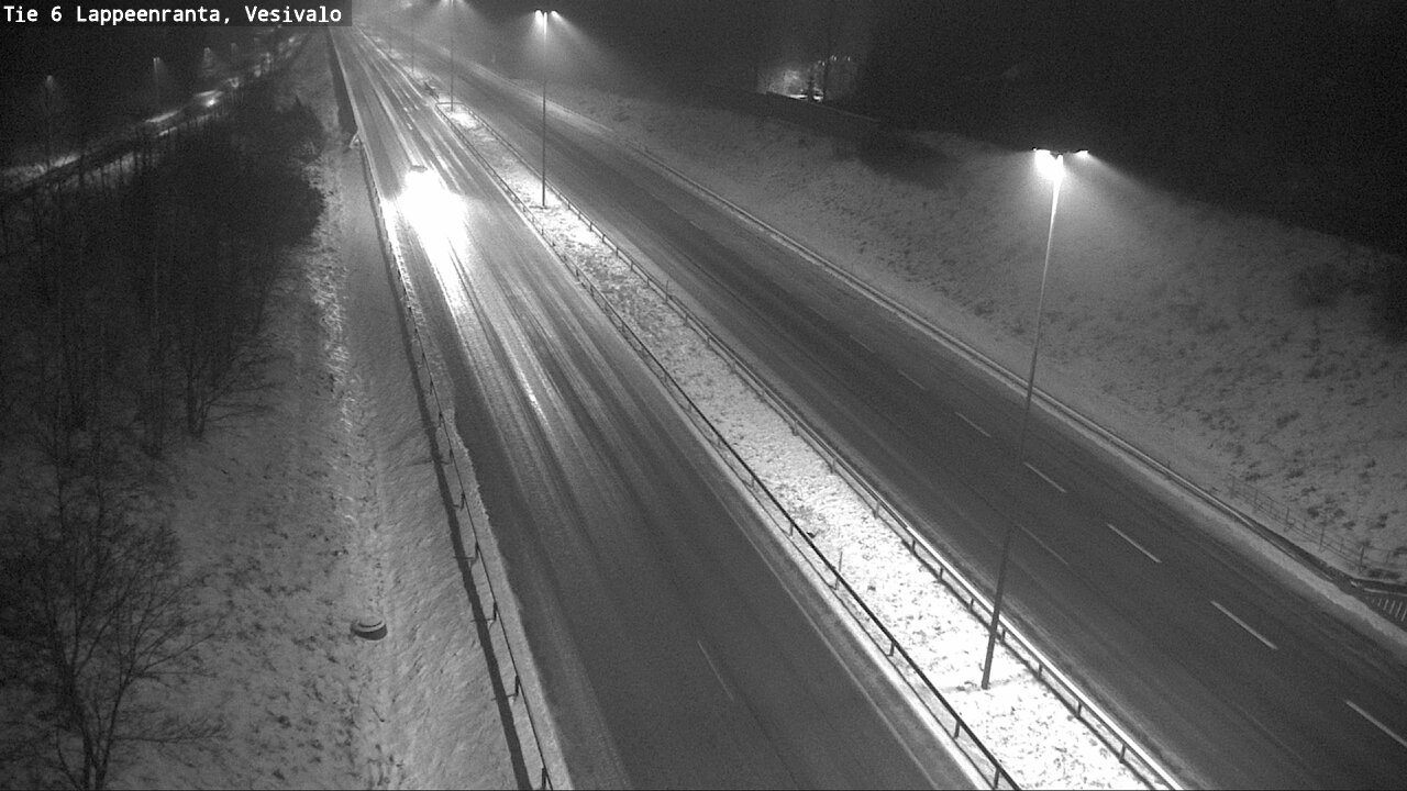 Weather Camera Image Road 6 Lappeenranta, Vesivalo, Lappeenranta, Etelä-Karjala