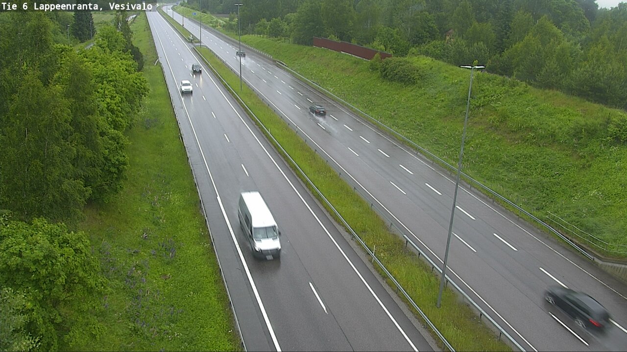 Weather Camera Image Väg 6 Villmanstrand, Vesivalo, Lappeenranta, Etelä-Karjala