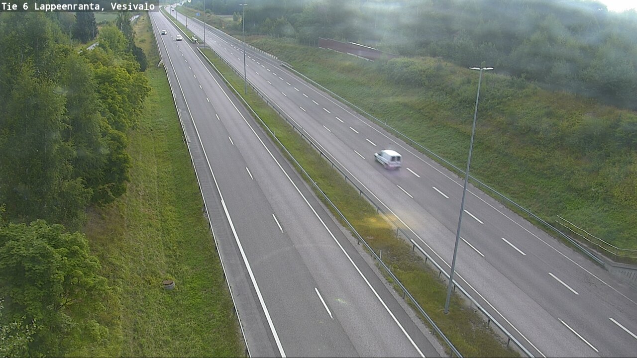 Weather Camera Image Road 6 Lappeenranta, Vesivalo, Lappeenranta, Etelä-Karjala