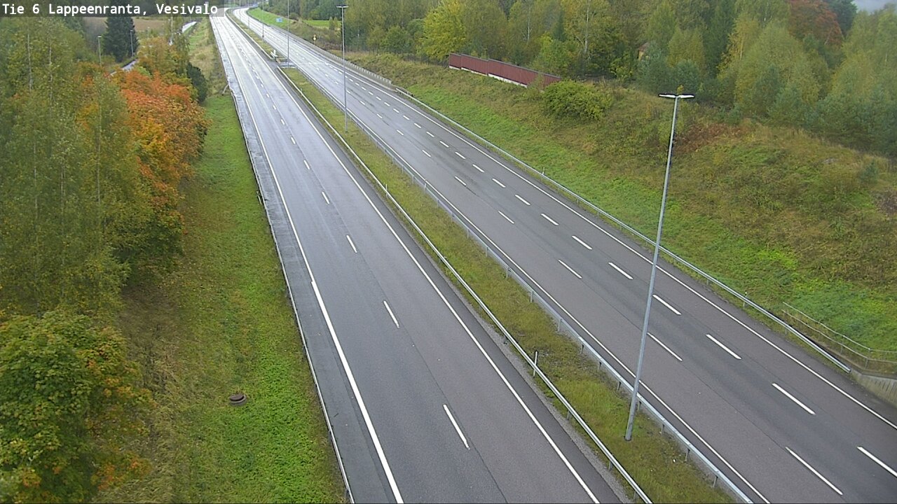 Weather Camera Image Road 6 Lappeenranta, Vesivalo, Lappeenranta, Etelä-Karjala