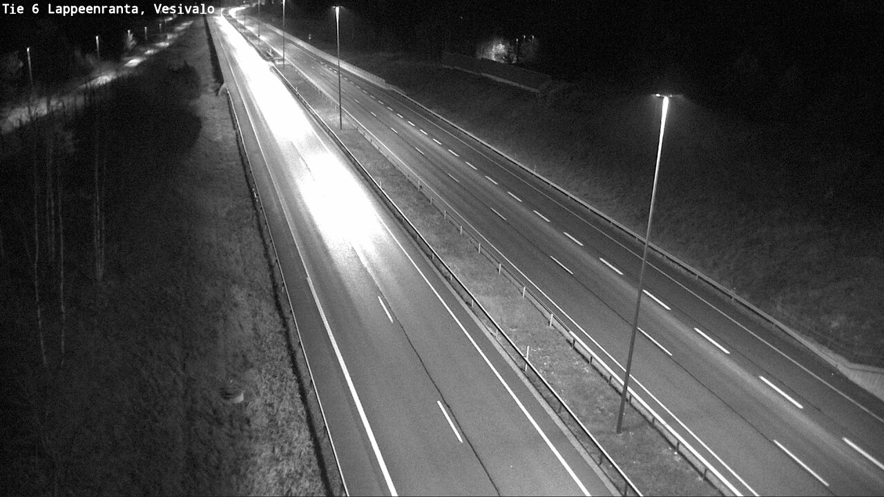 Weather Camera Image Väg 6 Villmanstrand, Vesivalo, Lappeenranta, Etelä-Karjala