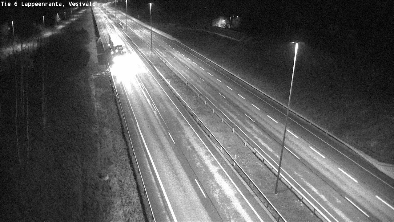 Weather Camera Image Road 6 Lappeenranta, Vesivalo, Lappeenranta, Etelä-Karjala