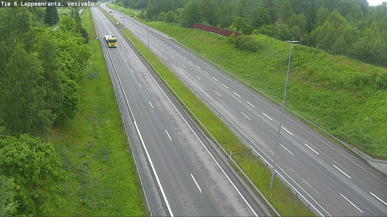 Weather Camera Image Väg 6 Villmanstrand, Vesivalo, Lappeenranta, Etelä-Karjala