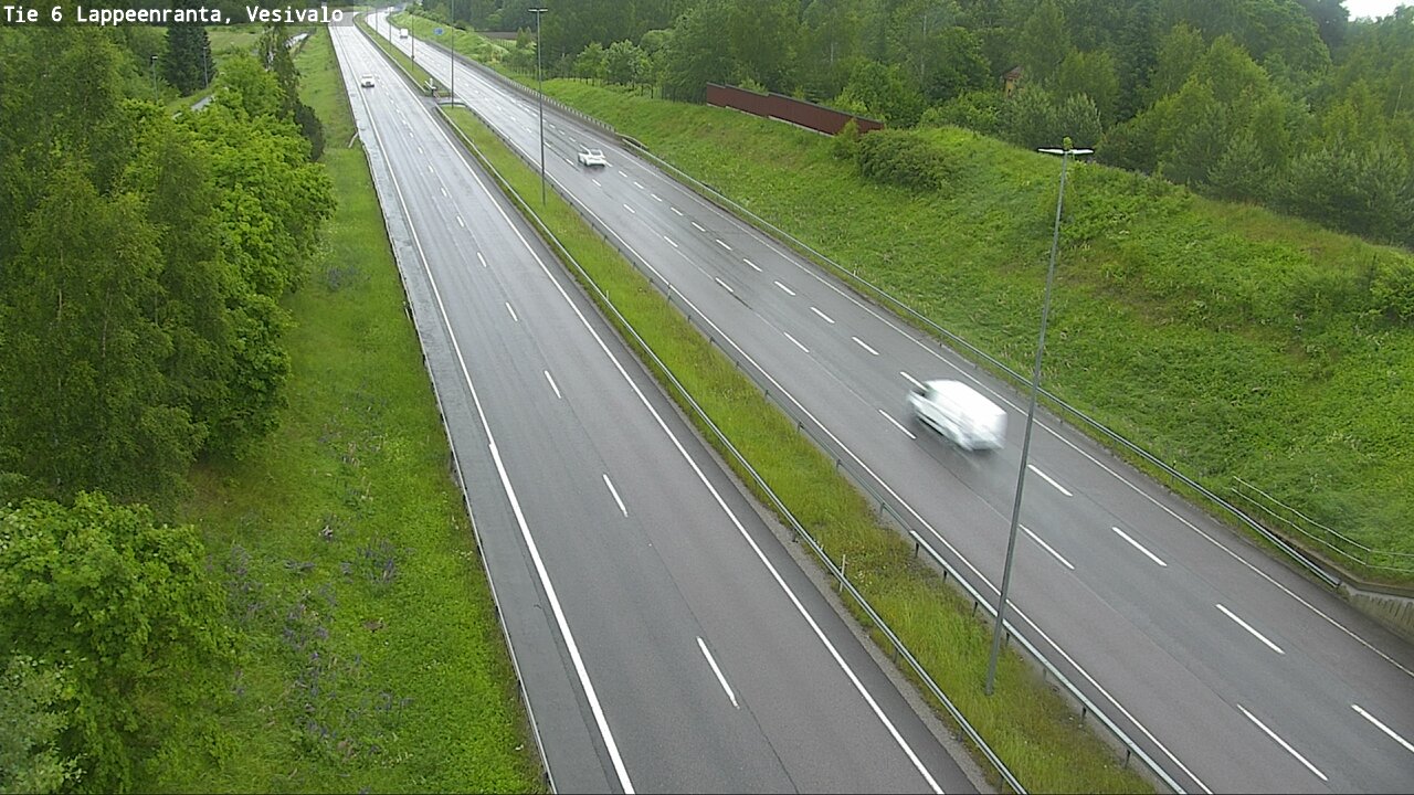 Weather Camera Image Väg 6 Villmanstrand, Vesivalo, Lappeenranta, Etelä-Karjala