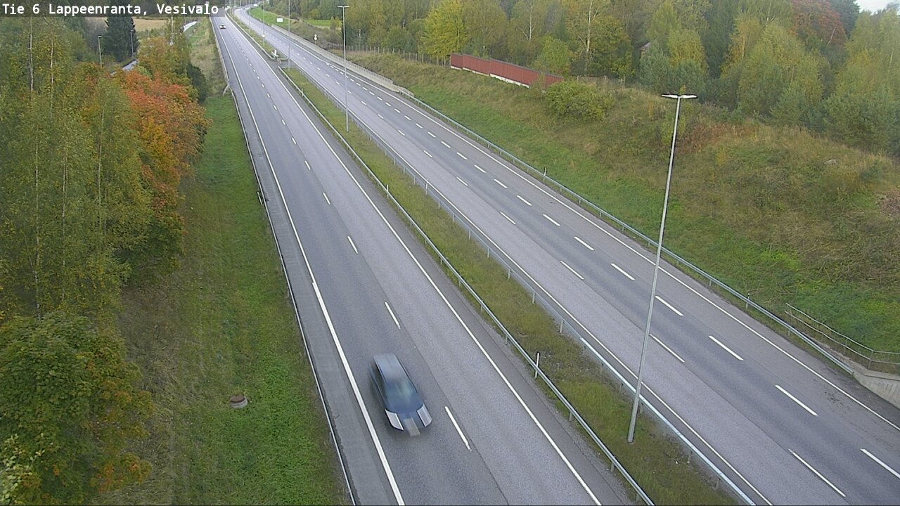 Weather Camera Image Road 6 Lappeenranta, Vesivalo, Lappeenranta, Etelä-Karjala