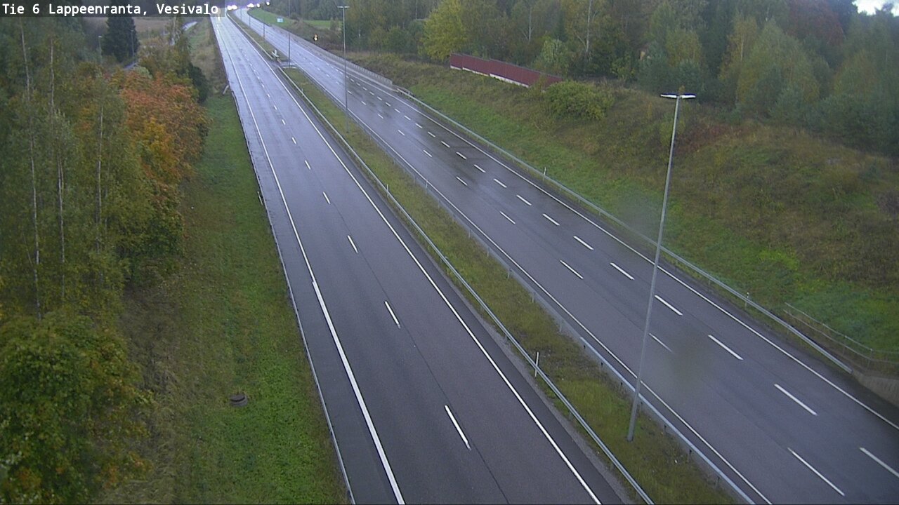 Weather Camera Image Road 6 Lappeenranta, Vesivalo, Lappeenranta, Etelä-Karjala