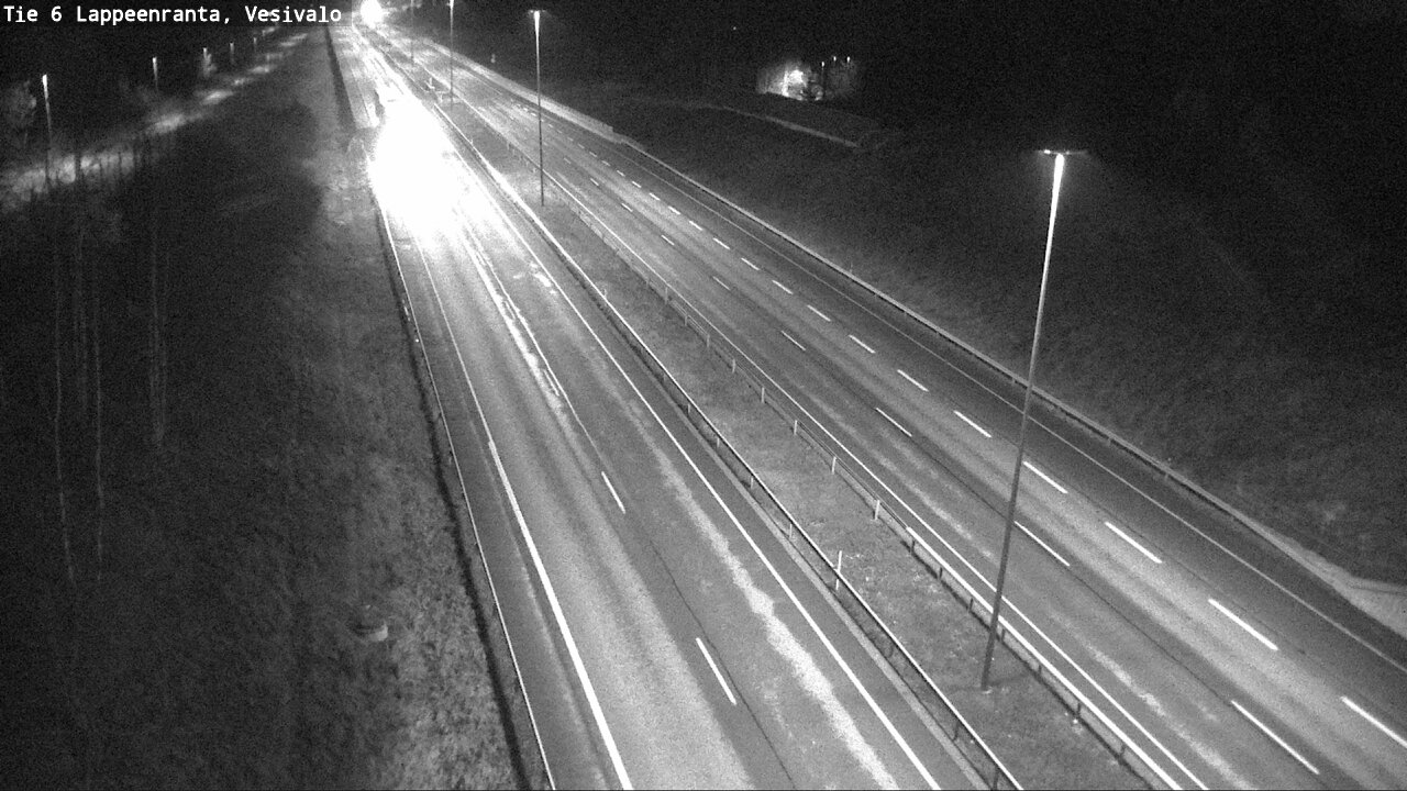 Weather Camera Image Road 6 Lappeenranta, Vesivalo, Lappeenranta, Etelä-Karjala