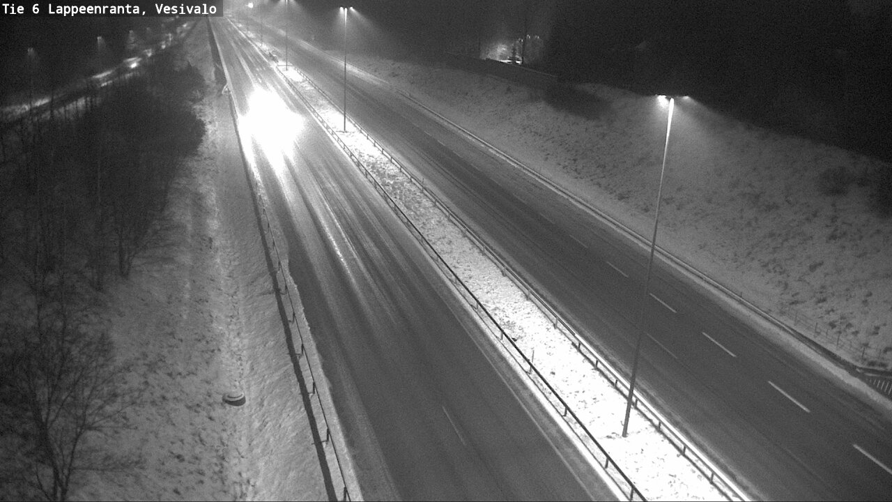Weather Camera Image Road 6 Lappeenranta, Vesivalo, Lappeenranta, Etelä-Karjala
