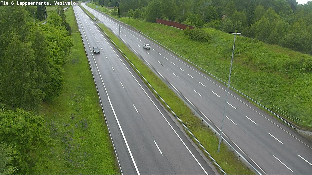Weather Camera Image Väg 6 Villmanstrand, Vesivalo, Lappeenranta, Etelä-Karjala