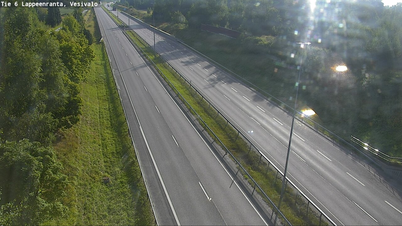 Weather Camera Image Road 6 Lappeenranta, Vesivalo, Lappeenranta, Etelä-Karjala
