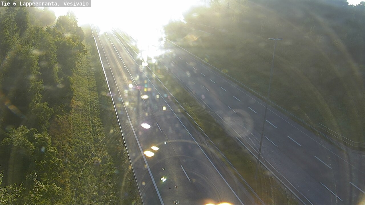 Weather Camera Image Road 6 Lappeenranta, Vesivalo, Lappeenranta, Etelä-Karjala