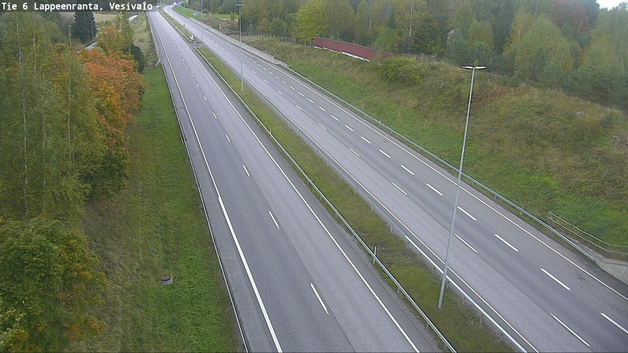Weather Camera Image Road 6 Lappeenranta, Vesivalo, Lappeenranta, Etelä-Karjala