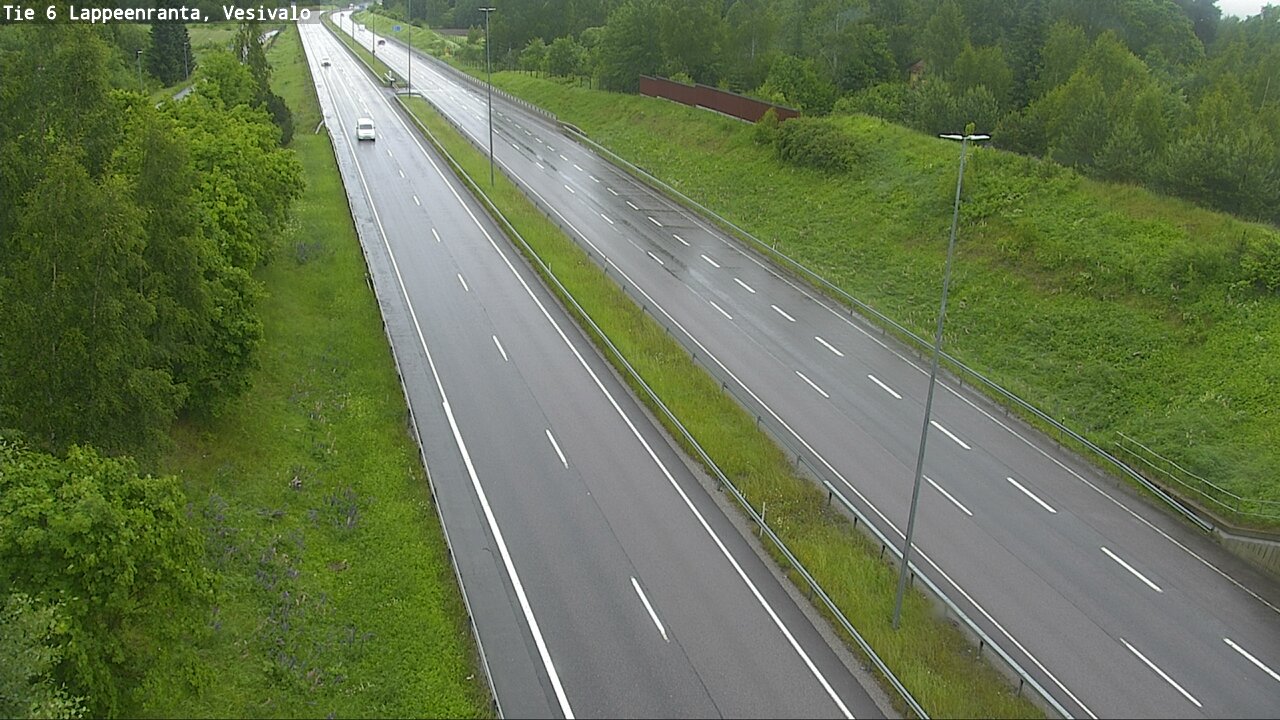 Weather Camera Image Väg 6 Villmanstrand, Vesivalo, Lappeenranta, Etelä-Karjala