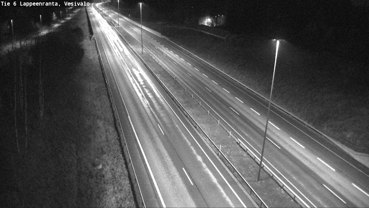 Weather Camera Image Road 6 Lappeenranta, Vesivalo, Lappeenranta, Etelä-Karjala