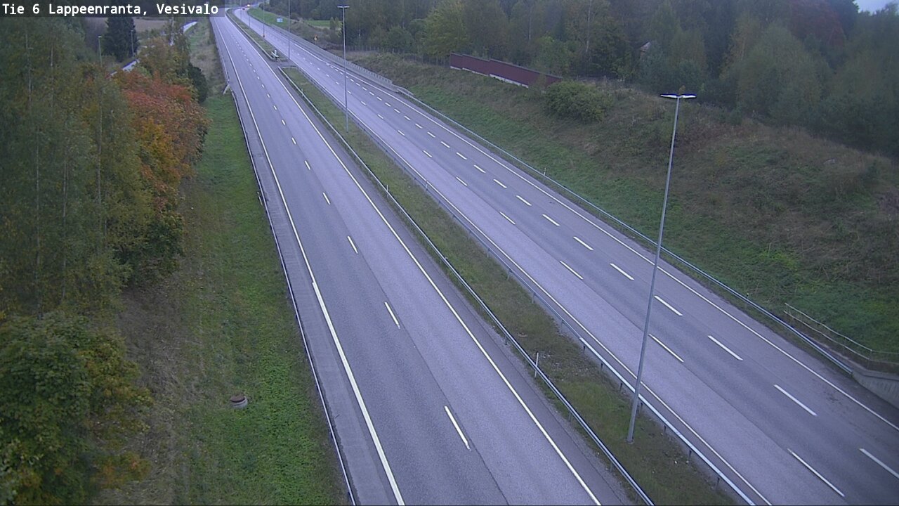 Weather Camera Image Road 6 Lappeenranta, Vesivalo, Lappeenranta, Etelä-Karjala
