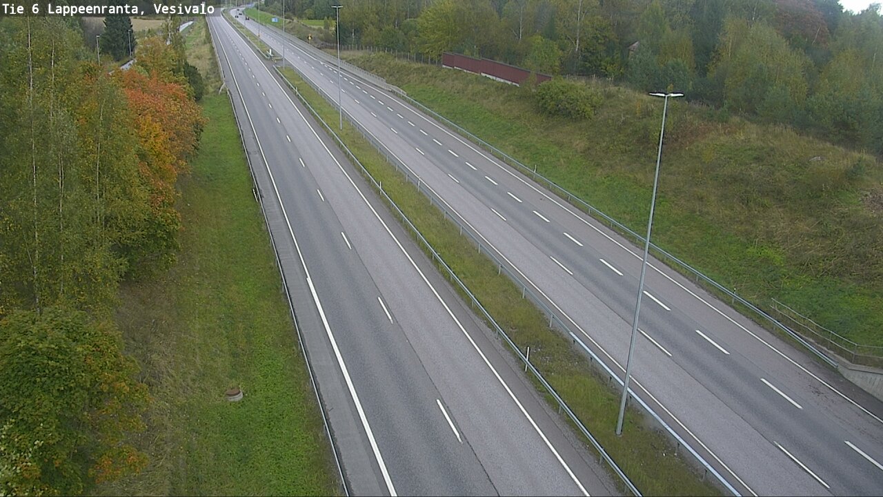 Weather Camera Image Road 6 Lappeenranta, Vesivalo, Lappeenranta, Etelä-Karjala