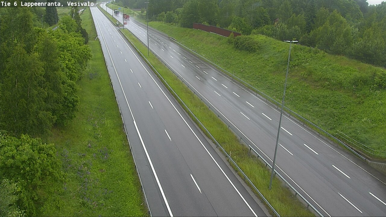 Weather Camera Image Väg 6 Villmanstrand, Vesivalo, Lappeenranta, Etelä-Karjala