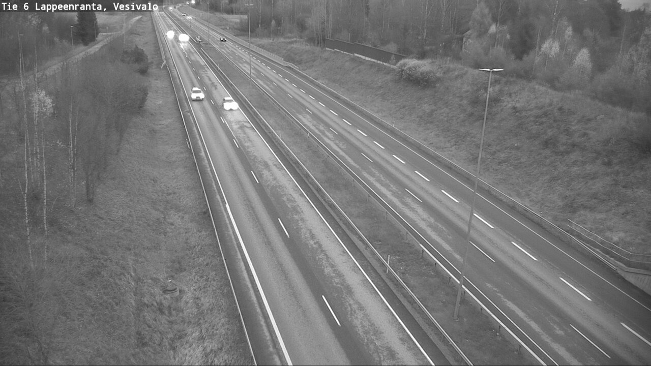 Weather Camera Image Road 6 Lappeenranta, Vesivalo, Lappeenranta, Etelä-Karjala