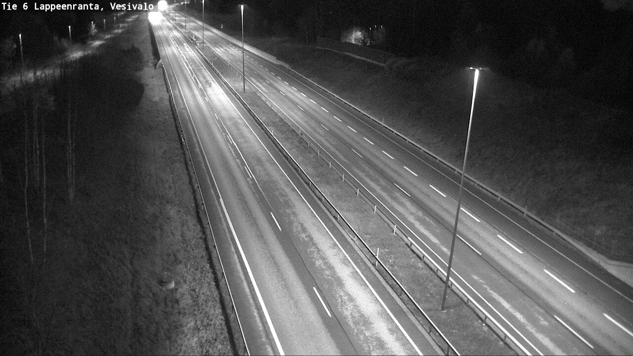 Weather Camera Image Road 6 Lappeenranta, Vesivalo, Lappeenranta, Etelä-Karjala