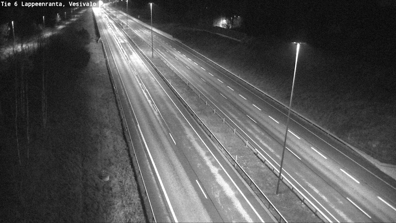 Weather Camera Image Road 6 Lappeenranta, Vesivalo, Lappeenranta, Etelä-Karjala