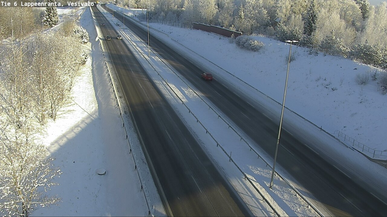 Weather Camera Image Väg 6 Villmanstrand, Vesivalo, Lappeenranta, Etelä-Karjala