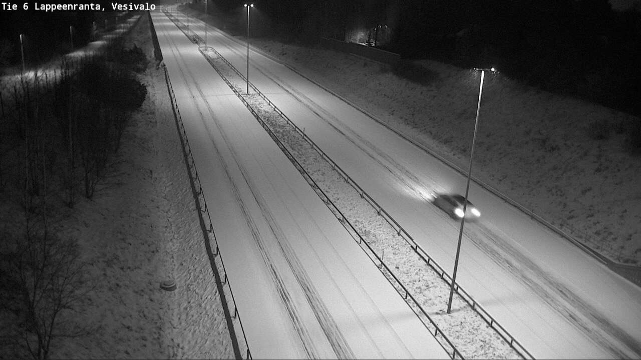 Weather Camera Image Väg 6 Villmanstrand, Vesivalo, Lappeenranta, Etelä-Karjala