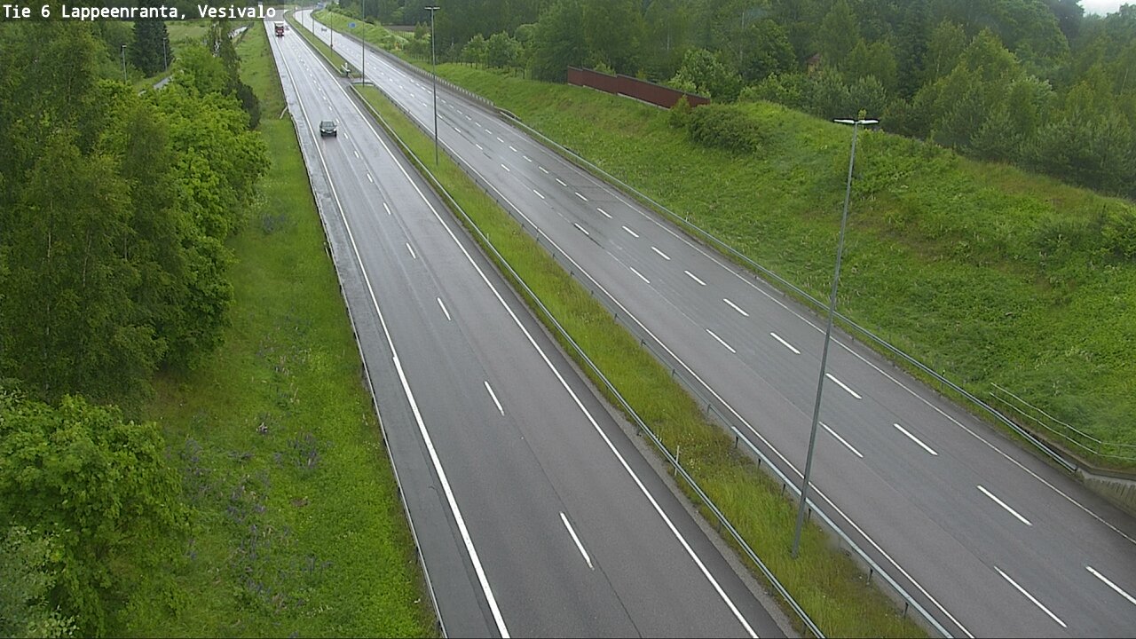Weather Camera Image Väg 6 Villmanstrand, Vesivalo, Lappeenranta, Etelä-Karjala