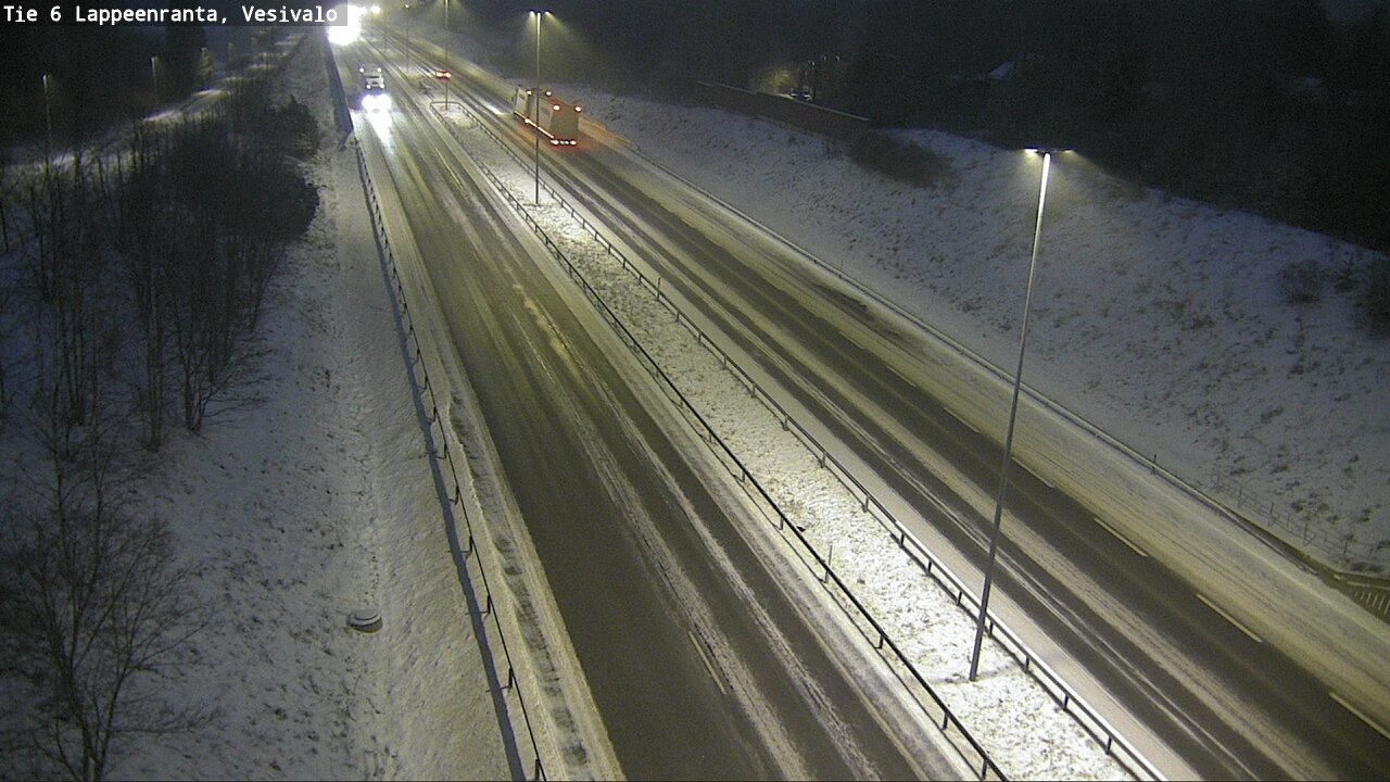Weather Camera Image Road 6 Lappeenranta, Vesivalo, Lappeenranta, Etelä-Karjala