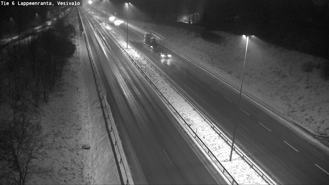 Weather Camera Image Road 6 Lappeenranta, Vesivalo, Lappeenranta, Etelä-Karjala