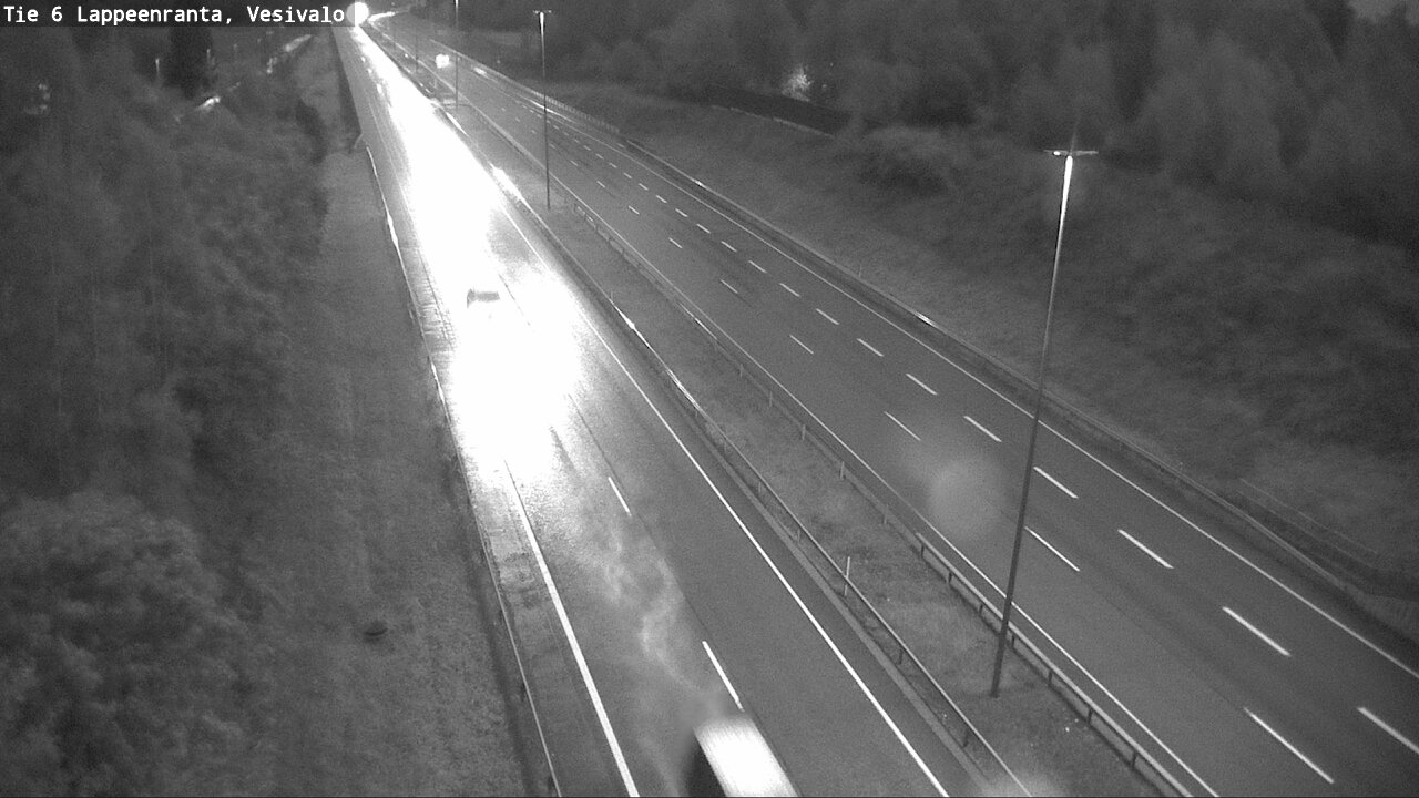 Weather Camera Image Road 6 Lappeenranta, Vesivalo, Lappeenranta, Etelä-Karjala