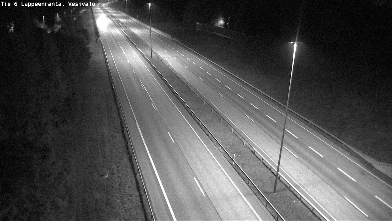 Weather Camera Image Road 6 Lappeenranta, Vesivalo, Lappeenranta, Etelä-Karjala