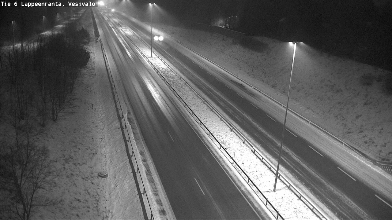 Weather Camera Image Road 6 Lappeenranta, Vesivalo, Lappeenranta, Etelä-Karjala