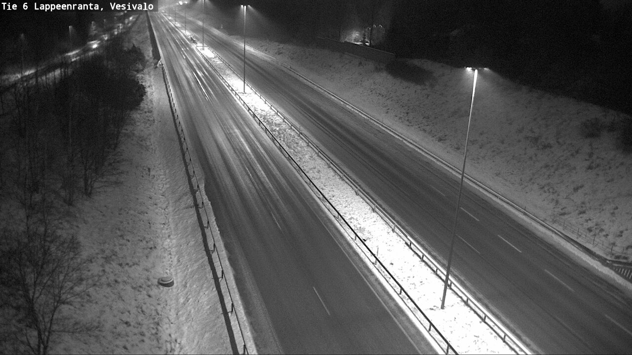 Weather Camera Image Road 6 Lappeenranta, Vesivalo, Lappeenranta, Etelä-Karjala