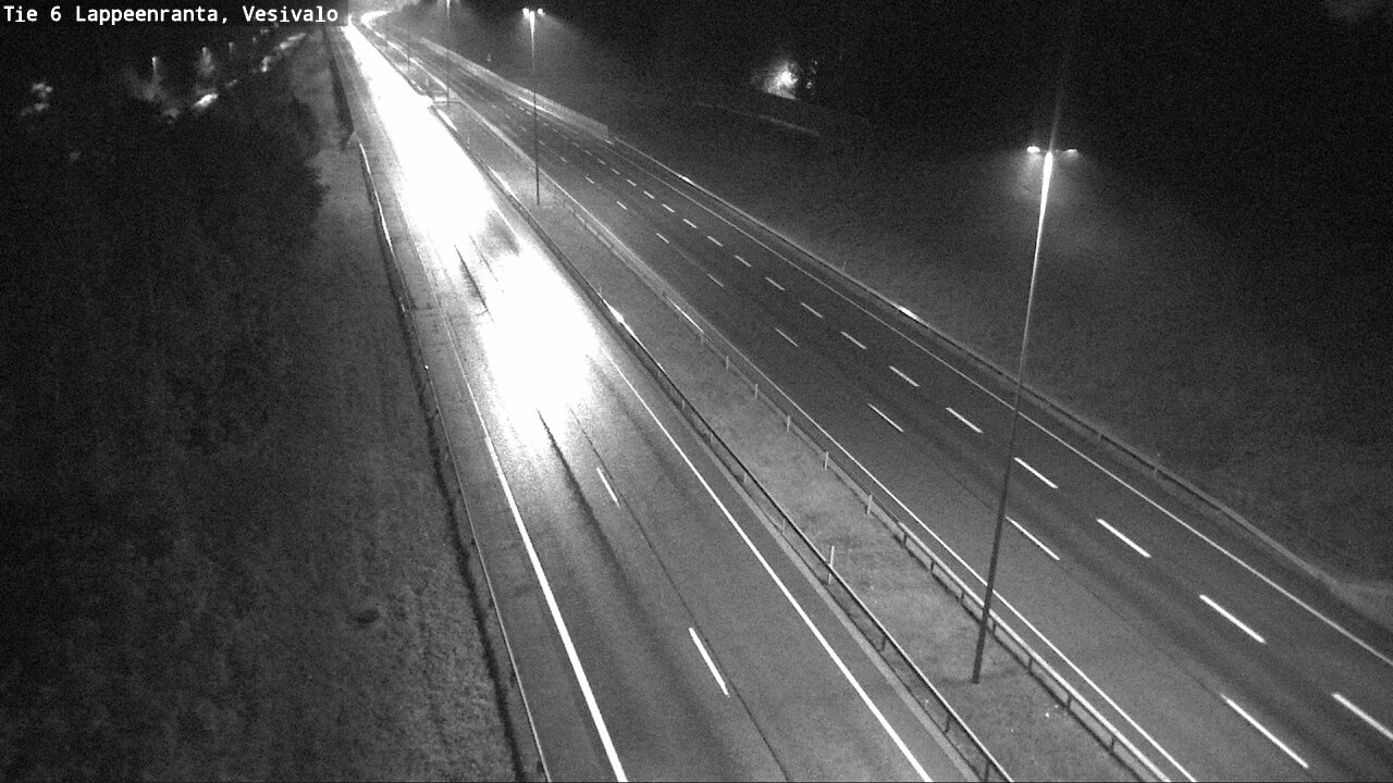 Weather Camera Image Road 6 Lappeenranta, Vesivalo, Lappeenranta, Etelä-Karjala