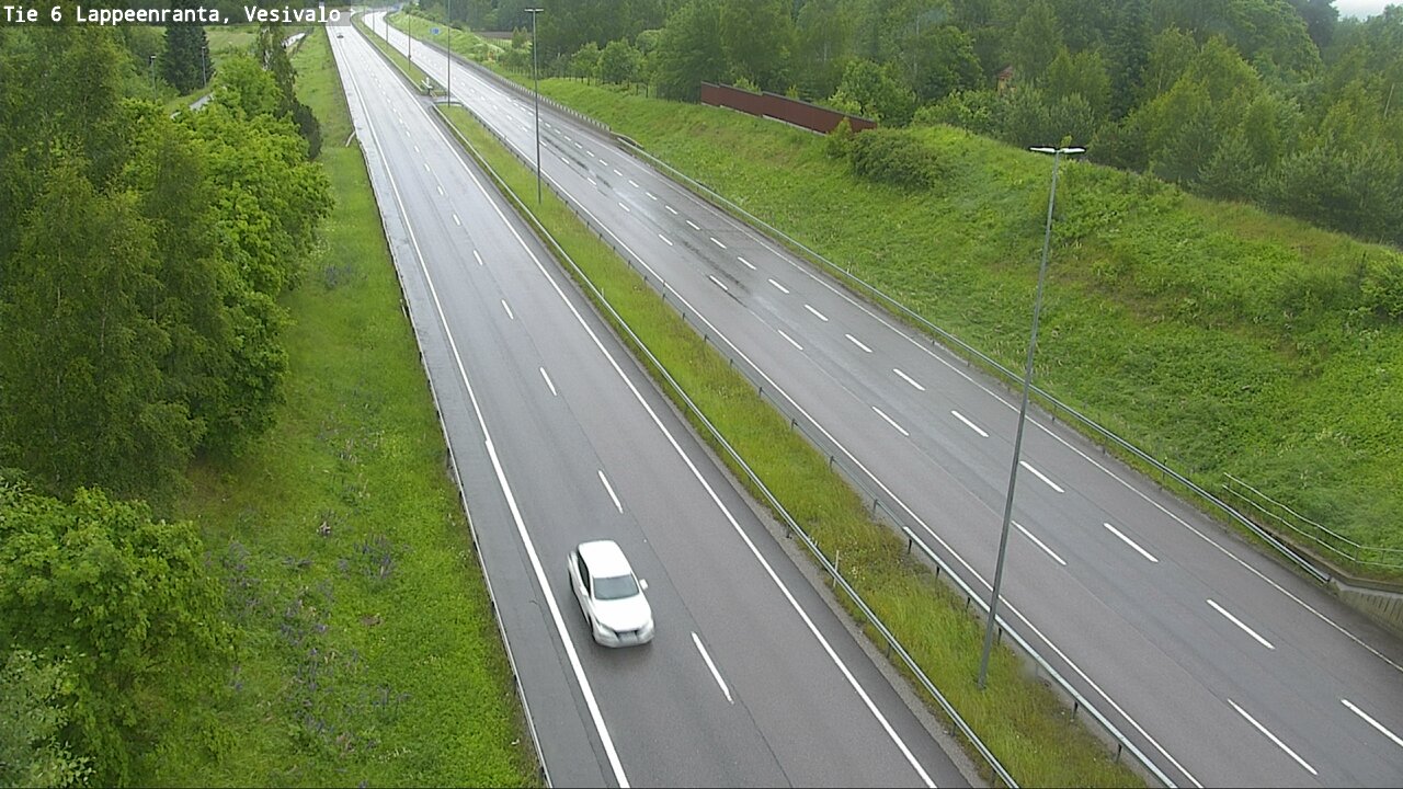 Weather Camera Image Väg 6 Villmanstrand, Vesivalo, Lappeenranta, Etelä-Karjala