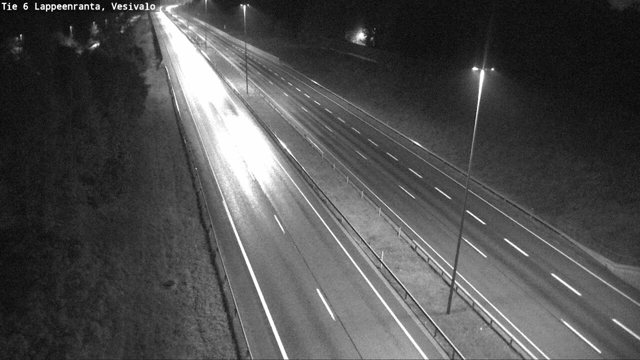 Weather Camera Image Road 6 Lappeenranta, Vesivalo, Lappeenranta, Etelä-Karjala
