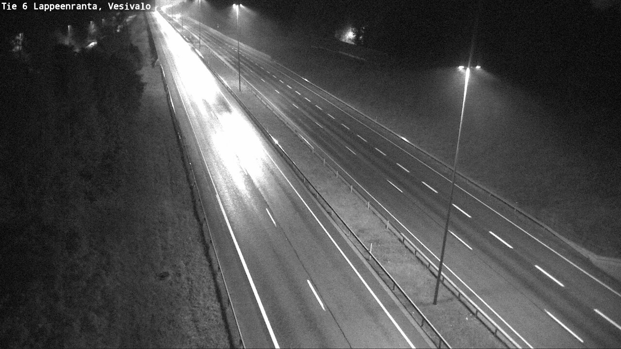 Weather Camera Image Road 6 Lappeenranta, Vesivalo, Lappeenranta, Etelä-Karjala