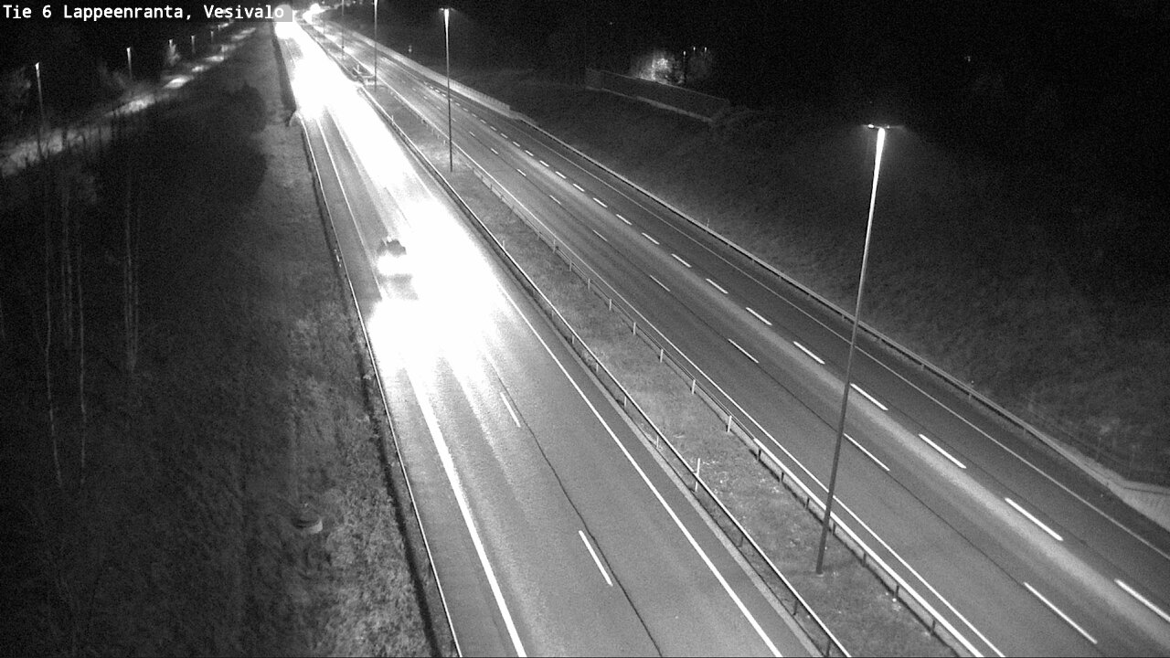 Weather Camera Image Väg 6 Villmanstrand, Vesivalo, Lappeenranta, Etelä-Karjala