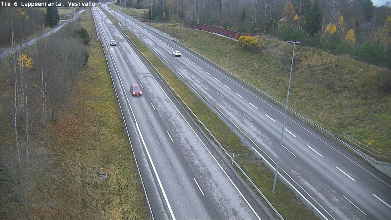 Weather Camera Image Road 6 Lappeenranta, Vesivalo, Lappeenranta, Etelä-Karjala