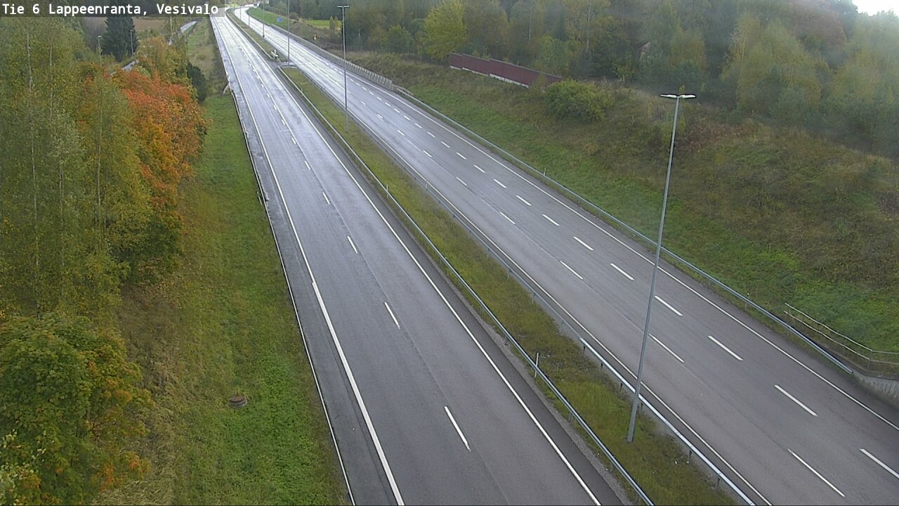 Weather Camera Image Road 6 Lappeenranta, Vesivalo, Lappeenranta, Etelä-Karjala