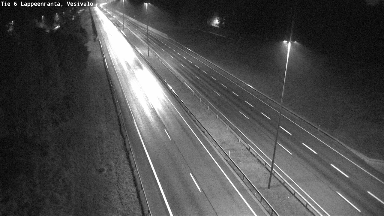 Weather Camera Image Road 6 Lappeenranta, Vesivalo, Lappeenranta, Etelä-Karjala
