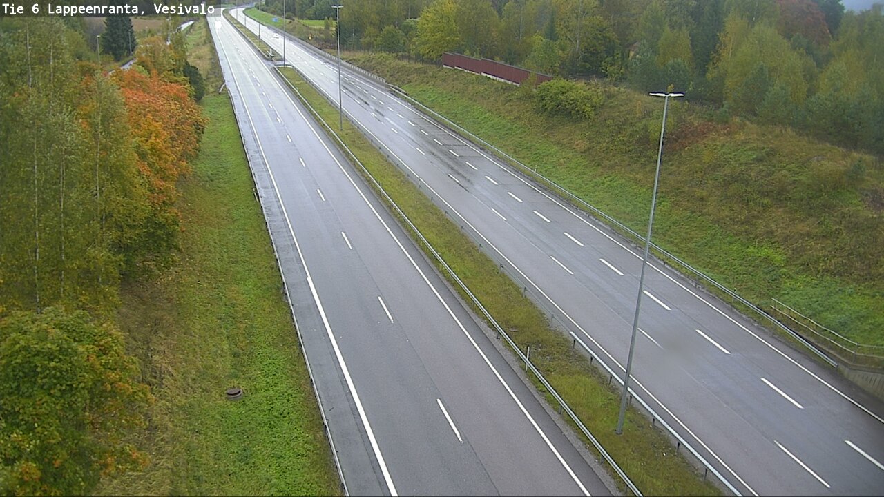 Weather Camera Image Road 6 Lappeenranta, Vesivalo, Lappeenranta, Etelä-Karjala