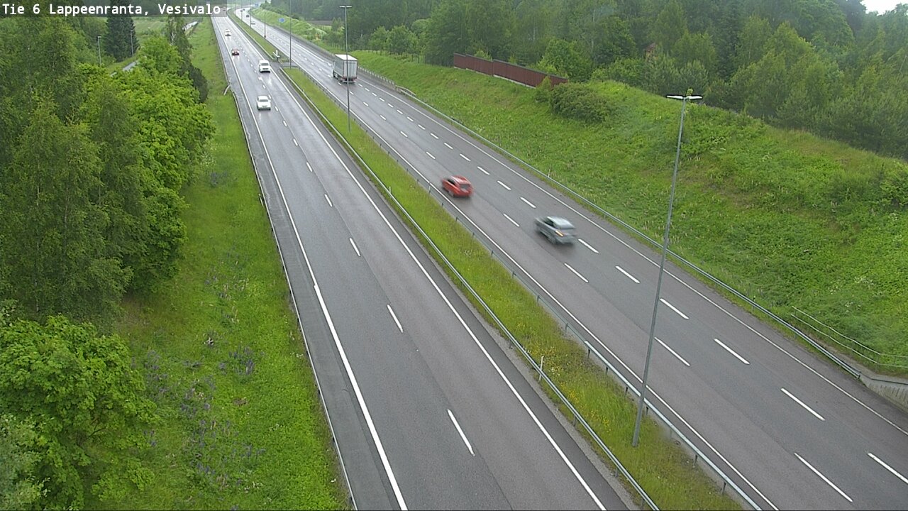 Weather Camera Image Väg 6 Villmanstrand, Vesivalo, Lappeenranta, Etelä-Karjala