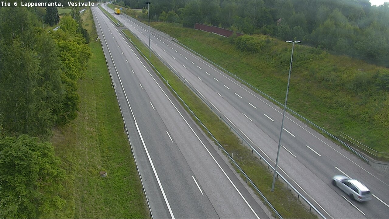 Weather Camera Image Road 6 Lappeenranta, Vesivalo, Lappeenranta, Etelä-Karjala