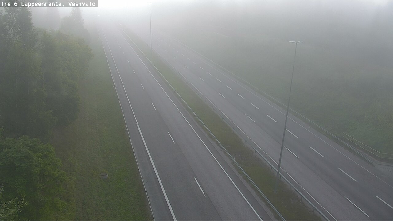 Weather Camera Image Road 6 Lappeenranta, Vesivalo, Lappeenranta, Etelä-Karjala