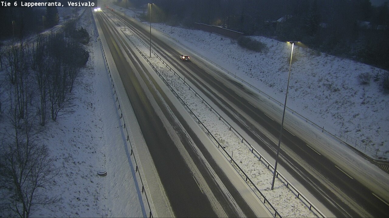 Weather Camera Image Road 6 Lappeenranta, Vesivalo, Lappeenranta, Etelä-Karjala